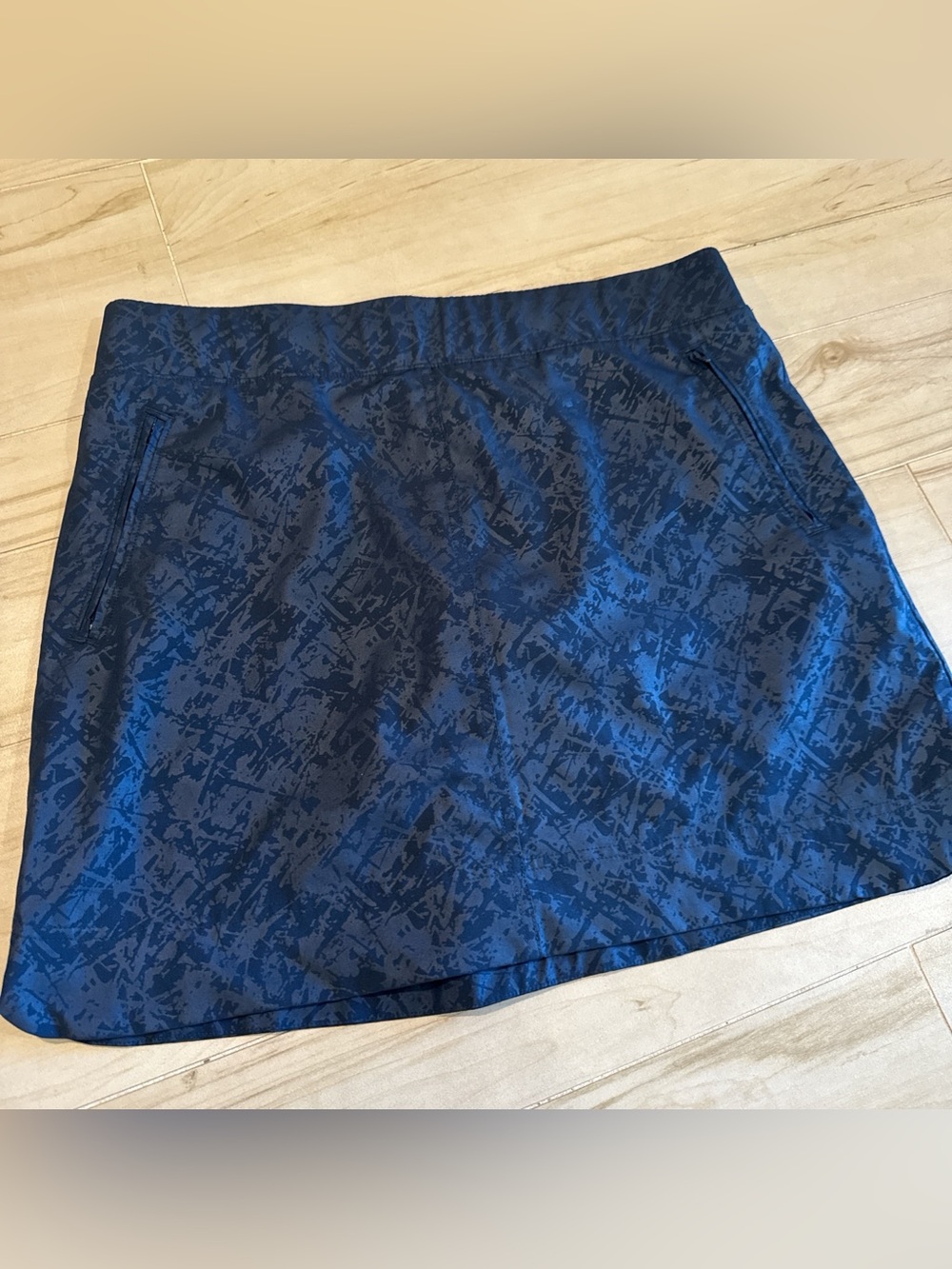 Navy Athletic Skort Active Golf Tennis Skirt Orvis Size L